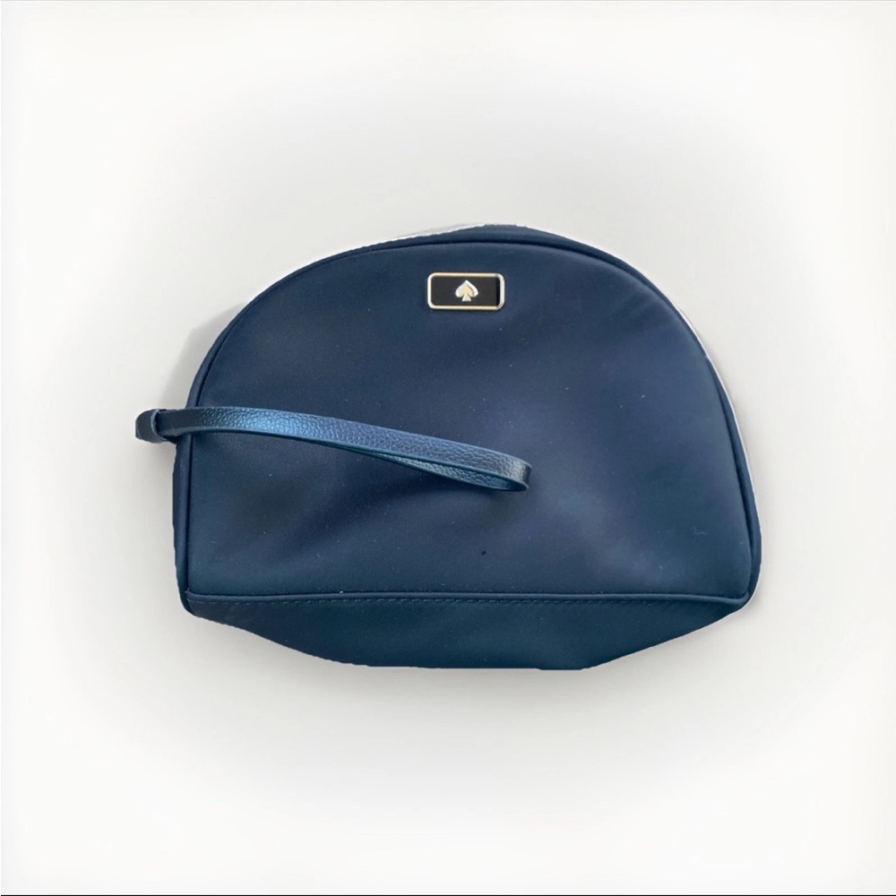 Kate Spade Dawn Medium Dome Make‎ Up Cosmetic Travel Case in Black Quiet Luxury